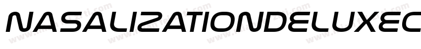 NasalizationDeluxeCond Italic字体转换